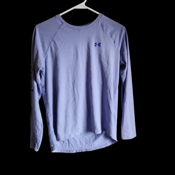 Under Armour Women's Long Sleeve Tee - Light Blue - Picture 3 of 12